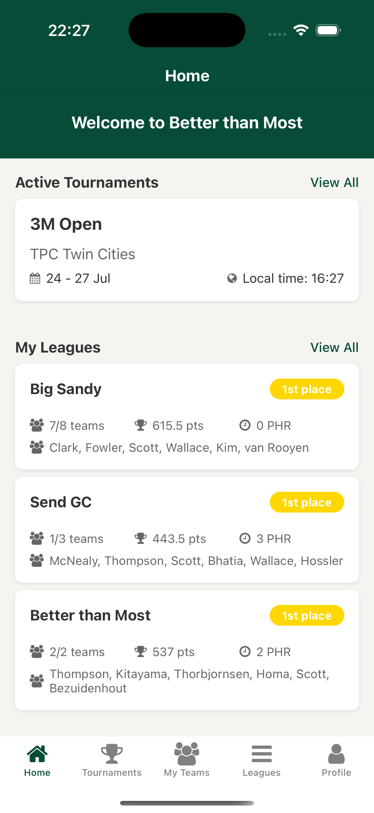 Better than Most App Screenshot